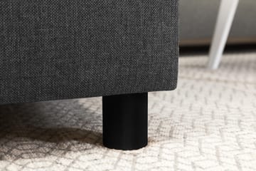 Crazy 3-sits Vändbar L-formad Divansoffa i Tyg - Mörkgrå - Products - Möbler - Soffa - Divansoffa & schäslongsoffa - 3 sits soffa med divan