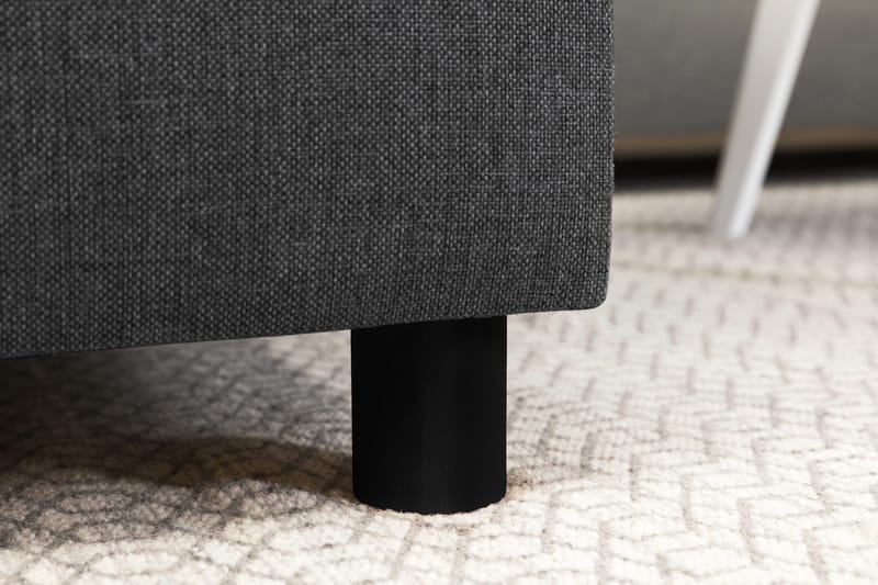 Crazy 3-sits Vändbar L-formad Divansoffa i Tyg - Mörkgrå - Products - Möbler - Soffa - Divansoffa & schäslongsoffa - 3 sits soffa med divan