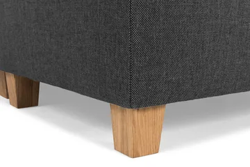 Crazy 4-sits Högervänd L-formad Schäslongsoffa i Tyg - Antracit - Products - Möbler - Soffa - Divansoffa & schäslongsoffa - 3 sits soffa med divan