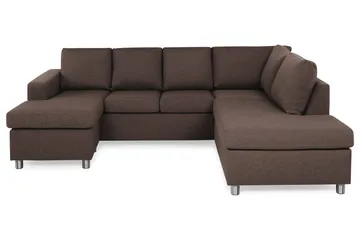 Metall,Runda Metallben - Brun