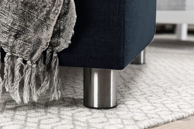 Crazy 4-sits Vändbar L-formad Divansoffa i Tyg - Blå - Products - Möbler - Soffa - Divansoffa & schäslongsoffa - 4 sits soffa med divan