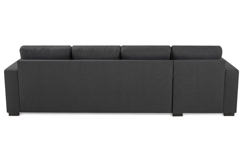 Crazy 4-sits Vändbar L-formad Divansoffa i Tyg - Mörkgrå - Products - Möbler - Soffa - Divansoffa & schäslongsoffa - 4 sits soffa med divan