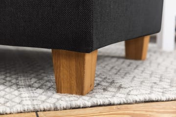 Crazy 4-sits Vänstervänd L-formad Schäslongsoffa i Tyg - Antracit - Products - Möbler - Soffa - Divansoffa & schäslongsoffa - 3 sits soffa med divan