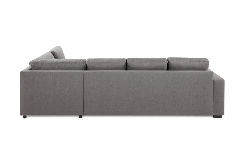 Crazy Limited Edition 4-sits Högervänd L-formad Schäslongsoffa i Tyg - Grå - Products - Möbler - Soffa - Divansoffa & schäslongsoffa - 4 sits soffa med divan
