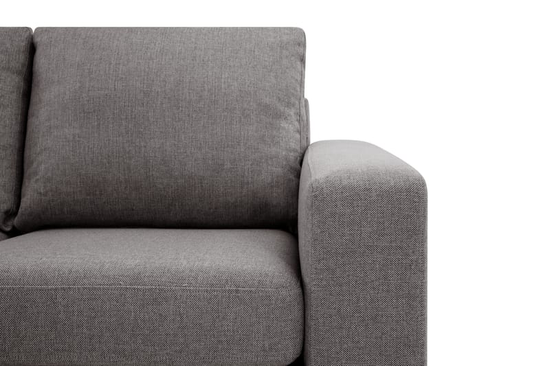 Crazy Limited Edition 4-sits Vänstervänd L-formad Djup Schäslongsoffa i Tyg - Grå - Products - Möbler - Soffa - Divansoffa & schäslongsoffa - 4 sits soffa med divan