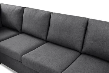 Crazy Limited Edition 4-sits Vänstervänd L-formad Schäslongsoffa i Tyg - Mörkgrå - Products - Möbler - Soffa - Divansoffa & schäslongsoffa - 4 sits soffa med divan