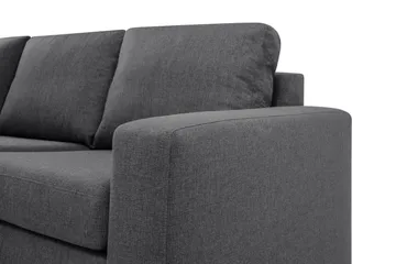 Crazy Limited Edition 4-sits Vänstervänd L-formad Schäslongsoffa i Tyg - Mörkgrå - Products - Möbler - Soffa - Divansoffa & schäslongsoffa - 4 sits soffa med divan