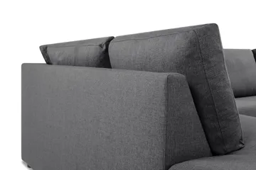 Crazy Limited Edition 4-sits Vänstervänd L-formad Schäslongsoffa i Tyg - Mörkgrå - Products - Möbler - Soffa - Divansoffa & schäslongsoffa - 4 sits soffa med divan