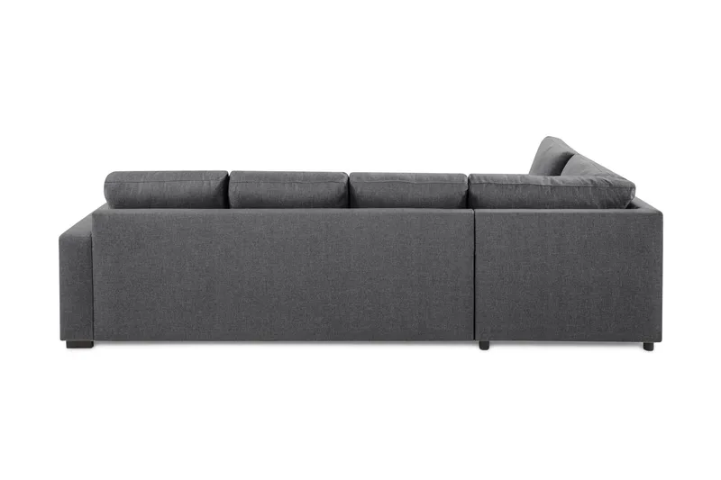 Crazy Limited Edition 4-sits Vänstervänd L-formad Schäslongsoffa i Tyg - Mörkgrå - Products - Möbler - Soffa - Divansoffa & schäslongsoffa - 4 sits soffa med divan
