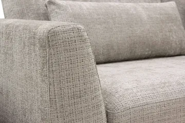 Florenz 3-sits Högervänd L-formad Divansoffa i Chenille - Grå / Beige - Products - Möbler - Soffa - Divansoffa & schäslongsoffa - 3 sits soffa med divan
