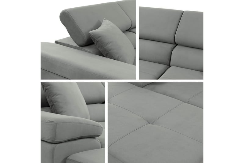 Gabina Soffa med Divan 3-sits - Vit - Products - Möbler - Soffa - Divansoffa & schäslongsoffa - 3 sits soffa med divan