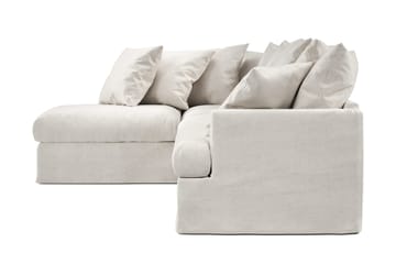 Menard 4-sits Vänstervänd L-formad Djup Schäslongsoffa i Tyg - Beige - Products - Möbler - Soffa - Divansoffa & schäslongsoffa - 4 sits soffa med divan