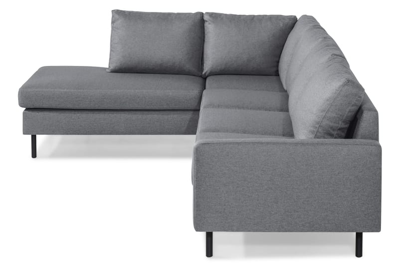 Peppe 4-sits Vänstervänd L-formad Schäslongsoffa i Tyg - Ljusgrå - Products - Möbler - Soffa - Divansoffa & schäslongsoffa - 4 sits soffa med divan