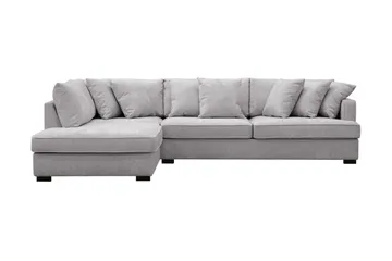 Rossita 4-sits Vänstervänd L-formad Djup Schäslongsoffa i Chenille