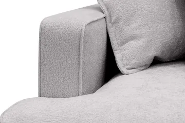 Rossita Lyx 4-sits Extra djup Soffa med Schäslong Höger - Grå Chenille - Products - Möbler - Soffa - Divansoffa & schäslongsoffa - 4 sits soffa med divan