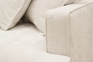 Rossita Lyx 4-sits Vänstervänd L-formad Extra Djup Schäslongsoffa i Chenille - Beige Chenille - Products - Möbler - Soffa - Divansoffa & schäslongsoffa - 4 sits soffa med divan