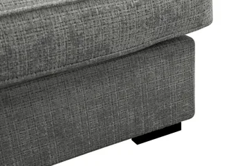 Rossita Lyx 4-sits Vänstervänd L-formad Extra Djup Schäslongsoffa i Chenille - Grå Chenille - Products - Möbler - Soffa - Divansoffa & schäslongsoffa - 4 sits soffa med divan