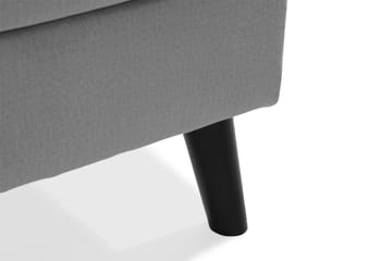 Trend 4-sits Högervänd U-formad Soffa med Divan och Schäslong i Sammet - Ljusgrå - Products - Möbler - Soffa - Divansoffa & schäslongsoffa - 4 sits soffa med divan