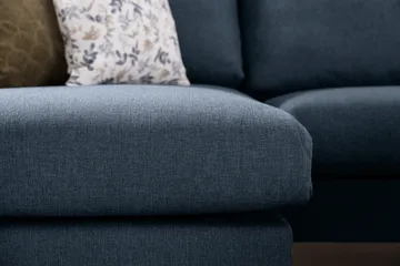 Trend 4-sits Vänstervänd L-formad Schäslongsoffa i Tyg - Blå - Products - Möbler - Soffa - Divansoffa & schäslongsoffa - 4 sits soffa med divan
