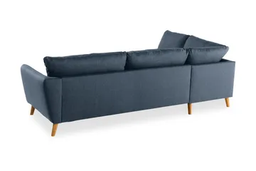 Trend 4-sits Vänstervänd L-formad Schäslongsoffa i Tyg - Blå - Products - Möbler - Soffa - Divansoffa & schäslongsoffa - 4 sits soffa med divan