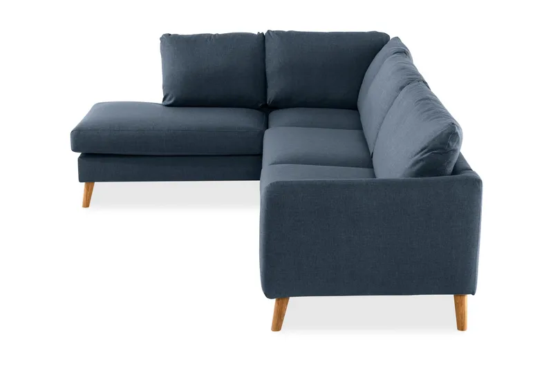 Trend 4-sits Vänstervänd L-formad Schäslongsoffa i Tyg - Blå - Products - Möbler - Soffa - Divansoffa & schäslongsoffa - 4 sits soffa med divan