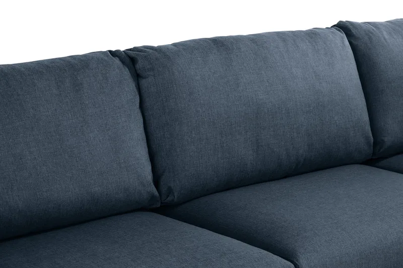 Trend 4-sits Vänstervänd L-formad Schäslongsoffa i Tyg - Blå - Products - Möbler - Soffa - Divansoffa & schäslongsoffa - 4 sits soffa med divan