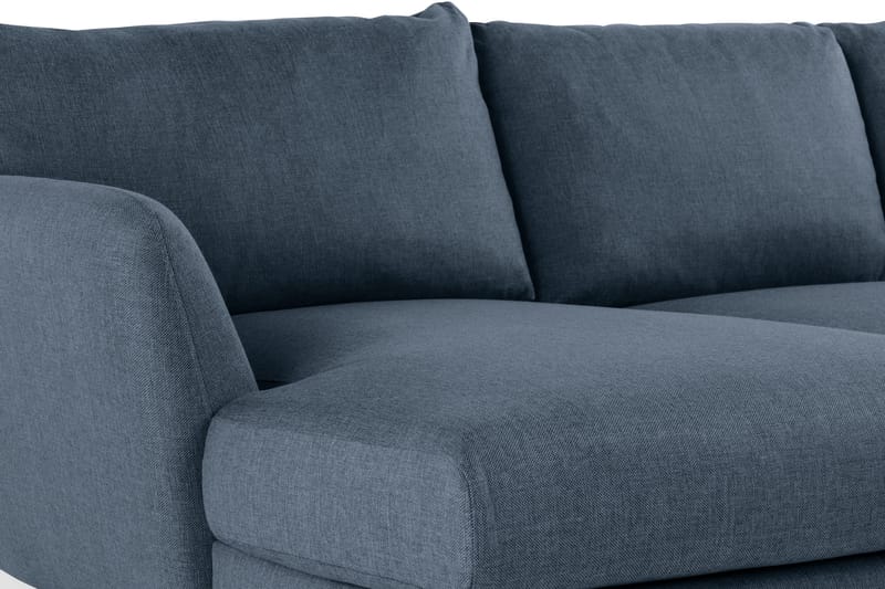 Trend 4-sits Vänstervänd U-formad Soffa med Divan och Schäslong i Tyg - Blå - Products - Möbler - Soffa - Divansoffa & schäslongsoffa - 4 sits soffa med divan