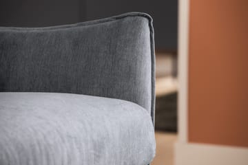 Trend Lyx 3-sits Divansoffa Höger - Mörkgrå/Ek - Products - Möbler - Soffa - Divansoffa & schäslongsoffa - 4 sits soffa med divan