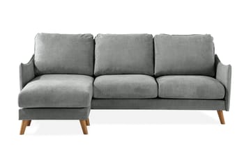 Trend Lyx 3-sits Vänstervänd L-formad Divansoffa i Tyg