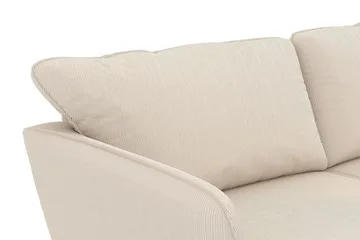 Trend Lyx 4-sits Högervänd L-formad Schäslongsoffa i Manchester - Beige - Products - Möbler - Soffa - Divansoffa & schäslongsoffa - 4 sits soffa med divan
