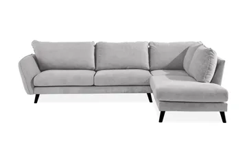Trend Lyx 4-sits Högervänd L-formad Schäslongsoffa i Tyg