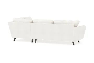Trend Lyx Schäslongsoffa Höger - Vit|Bouclé - Products - Möbler - Soffa - Divansoffa & schäslongsoffa - 4 sits soffa med divan