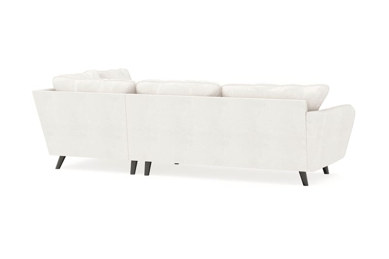 Trend Lyx Schäslongsoffa Höger - Vit|Bouclé - Products - Möbler - Soffa - Divansoffa & schäslongsoffa - 4 sits soffa med divan