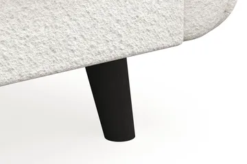 Trend Lyx Schäslongsoffa Höger - Vit|Bouclé - Products - Möbler - Soffa - Divansoffa & schäslongsoffa - 4 sits soffa med divan