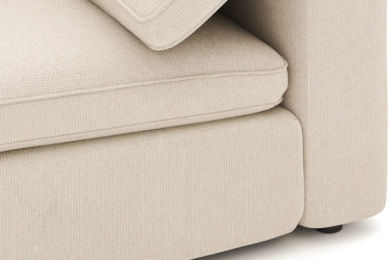 Visby 4-sits L-formad Djup Vändbar Soffa med Divan i Tyg - Beige - Products - Möbler - Soffa - Divansoffa & schäslongsoffa - 4 sits soffa med divan