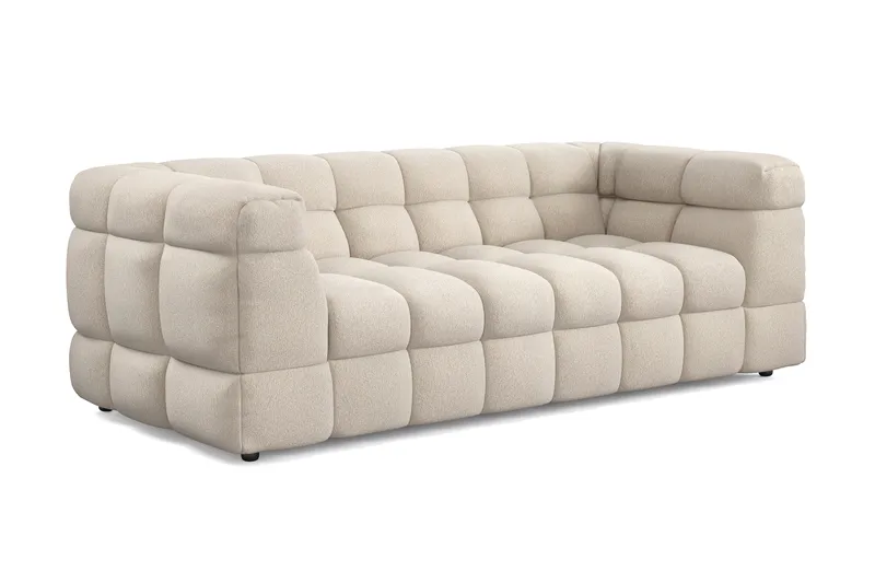 Elise 3-sits Bubblig Soffa - Beige - Products - Möbler - Soffa - 3 sits soffa