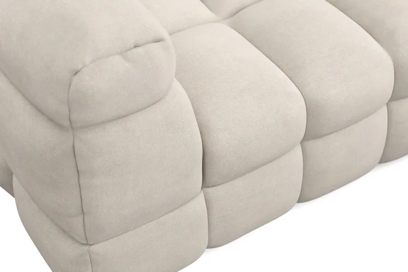 Elise 3-sits Bubblig Soffa - Beige - Products - Möbler - Soffa - 3 sits soffa