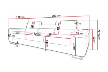 Gabina Soffa 3-sits - Grön - Products - Möbler - Soffa - 3 sits soffa