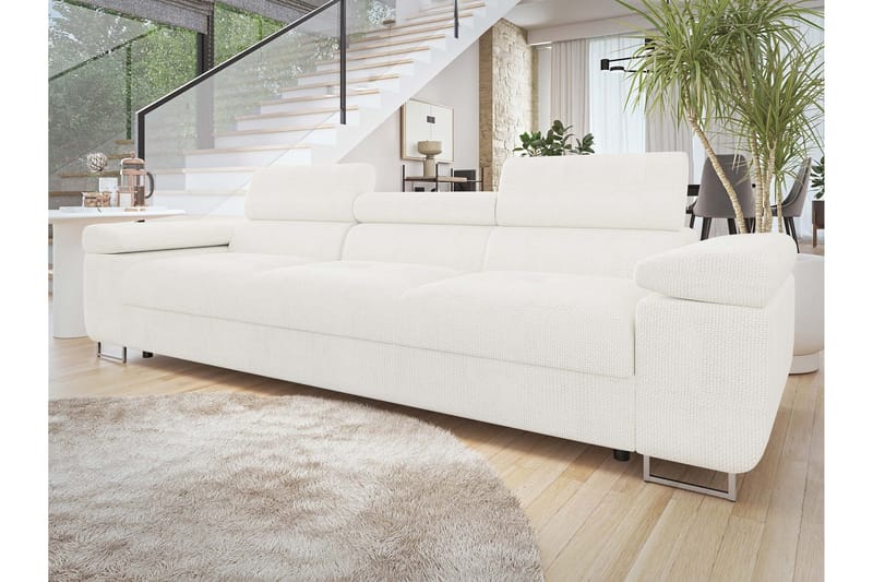Gabina Soffa 3-sits - Vit - Products - Möbler - Soffa - 3 sits soffa