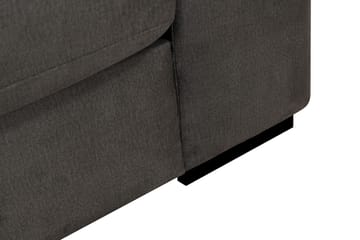 Grande 5-sits Soffa med Schäslong Vänster - Mörkgrå Sammet - Products - Möbler - Soffa - Sammetssoffa