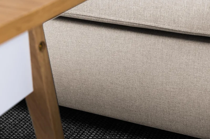 Crazy 7-sits Högervänd U-formad XX-Large Hörnsoffa med divan i Tyg - Beige - Products - Möbler - Soffa - Hörnsoffa - Hörnsoffa med divan