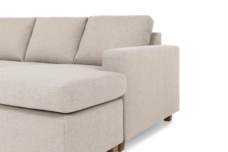 Crazy 7-sits Högervänd U-formad XX-Large Hörnsoffa med divan i Tyg - Beige - Products - Möbler - Soffa - Hörnsoffa - Hörnsoffa med divan