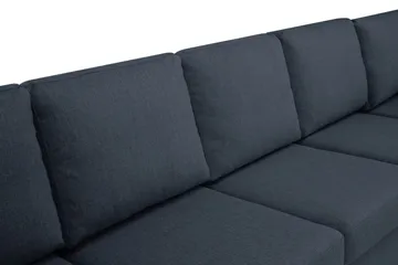 Crazy 7-sits Högervänd U-formad XX-Large Hörnsoffa med divan i Tyg - Blå - Products - Möbler - Soffa - Hörnsoffa
