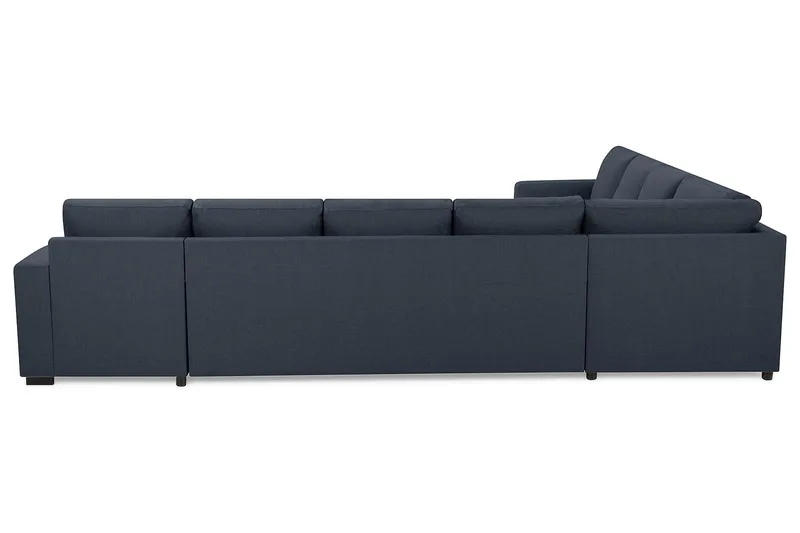 Crazy 7-sits Högervänd U-formad XX-Large Hörnsoffa med divan i Tyg - Blå - Products - Möbler - Soffa - Hörnsoffa