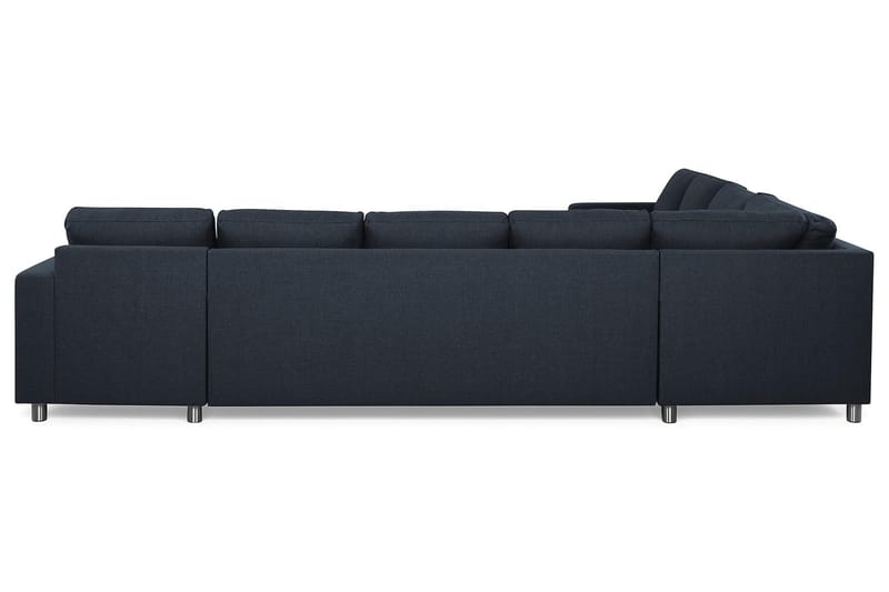 Crazy 7-sits Högervänd U-formad XX-Large Hörnsoffa med divan i Tyg - Blå - Products - Möbler - Soffa - Hörnsoffa - Hörnsoffa med divan