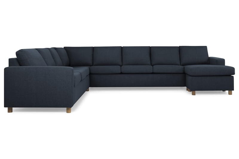Crazy 7-sits Högervänd U-formad XX-Large Hörnsoffa med divan i Tyg - Blå - Products - Möbler - Soffa - Hörnsoffa - Hörnsoffa med divan