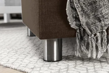Crazy 7-sits Högervänd U-formad XX-Large Hörnsoffa med divan i Tyg - Brun - Products - Möbler - Soffa - Hörnsoffa - Hörnsoffa med divan