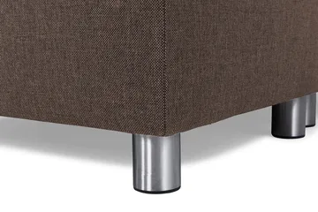 Crazy 7-sits Högervänd U-formad XX-Large Hörnsoffa med divan i Tyg - Brun - Products - Möbler - Soffa - Hörnsoffa - Hörnsoffa med divan