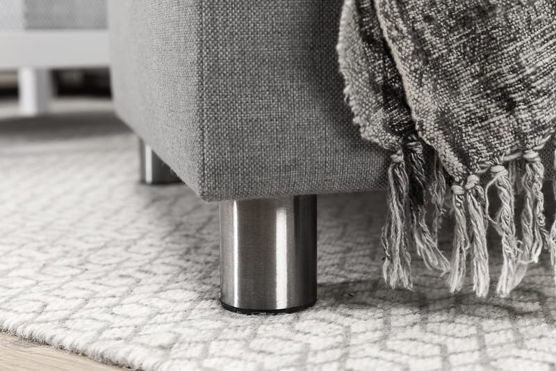 Crazy 7-sits Högervänd U-formad XX-Large Hörnsoffa med divan i Tyg - Grå - Products - Möbler - Soffa - Hörnsoffa - Hörnsoffa med divan