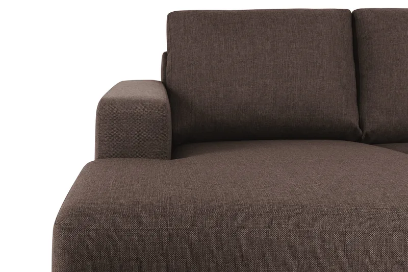 Crazy 7-sits Vändbar U-formad XX-Large Hörnsoffa med divan i Tyg - Brun - Products - Möbler - Soffa - Hörnsoffa